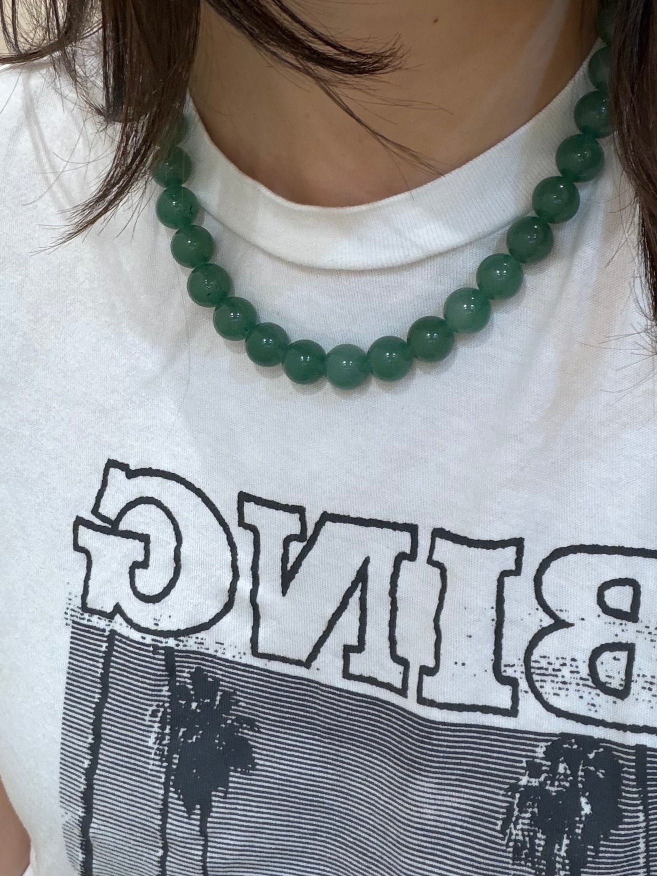 Green Aventurine Beaded Necklace